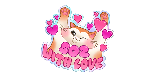 Sticker | Love Paws Color
